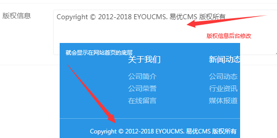 易優(yōu)新手后臺修改基本信息教程(圖8)