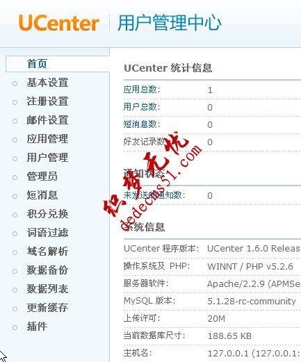 織夢模板下載dede
系統(tǒng)整合Discuz站點的攻略教程(圖6)