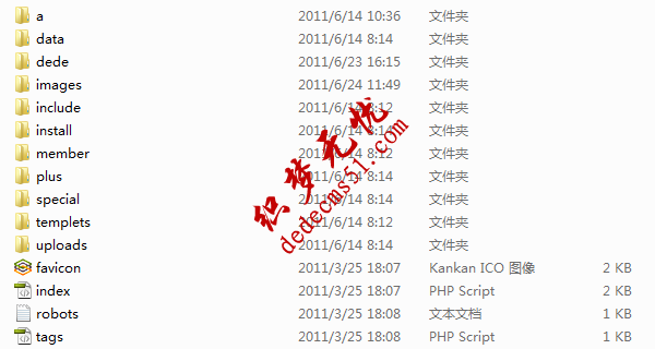 Dedecms織夢(mèng)文件目錄結(jié)構(gòu)全面解析(圖1)