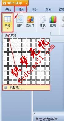 WPS PPT怎么選擇表格樣式(圖1)