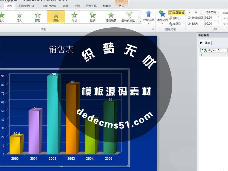 ppt怎么使用動畫選項制作動態(tài)圖表?(圖6)