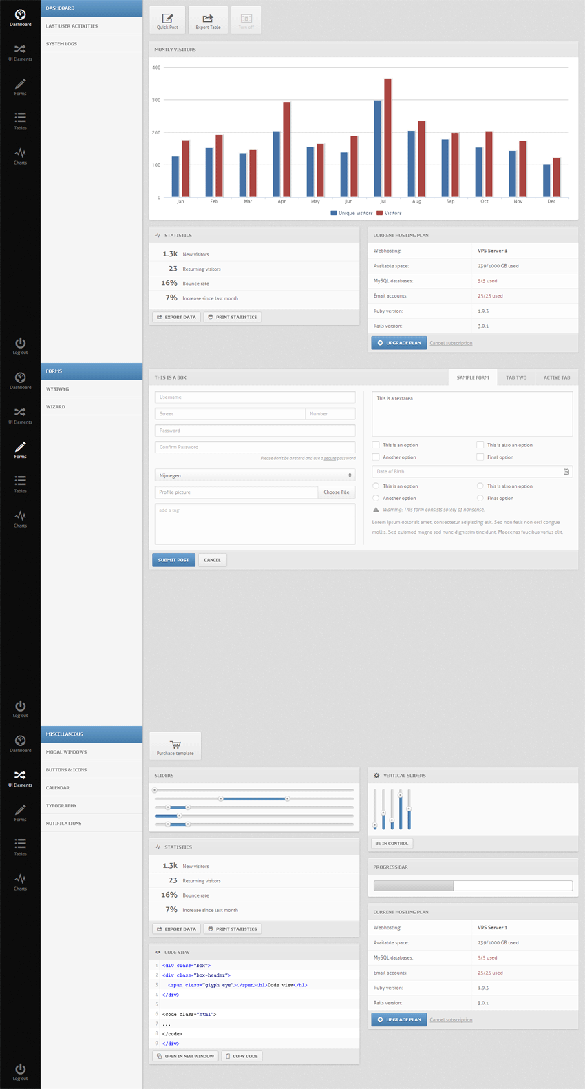 jquery ui后臺(tái)框架制作后臺(tái)界面灰色的后臺(tái)管理網(wǎng)站cms后臺(tái)模板下載