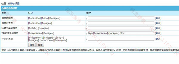 帝國CMS7.5使用TAGSID做偽靜態(tài)簡單調(diào)用方法