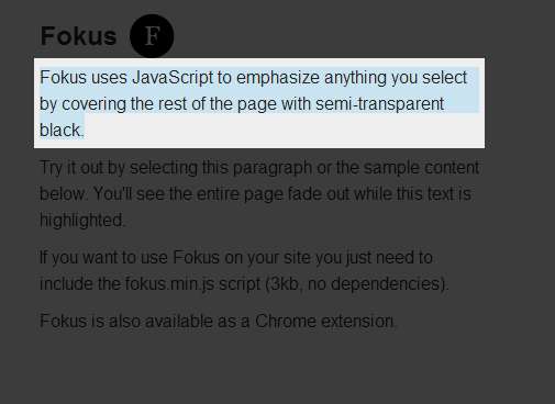 html5鼠標雙擊段落文字高亮顯示遮罩層效果代碼