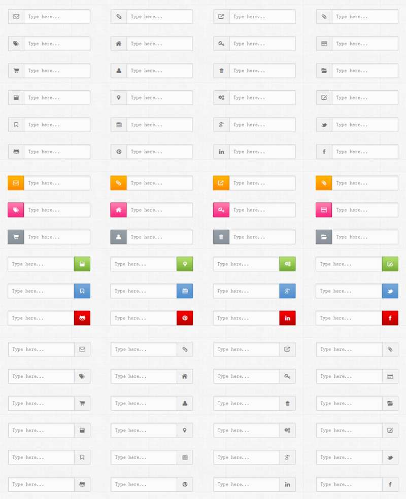 modernizr.js html5 input表單文本輸入框美化效果代碼