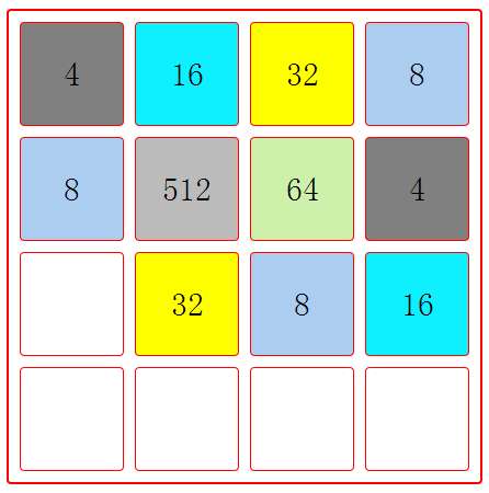 jquery html5制作2048游戲在線玩_2048小游戲源碼下載