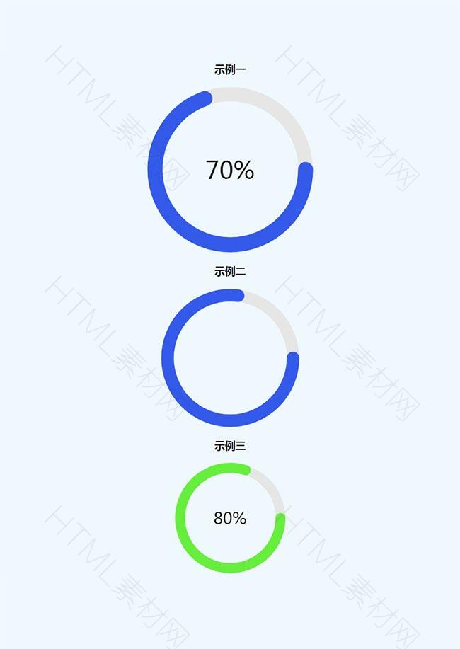 圓形進度條插件基于html5- 素材8