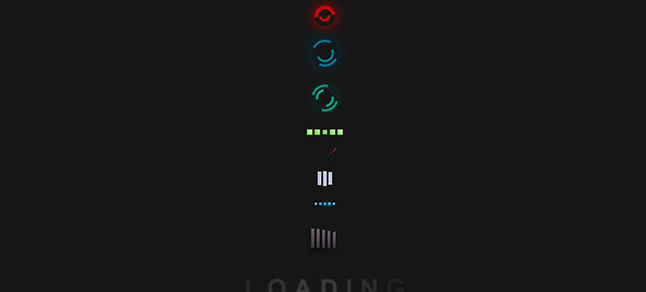 多款漂亮的CSS3 Loading圖標(biāo)加載動(dòng)畫特效
