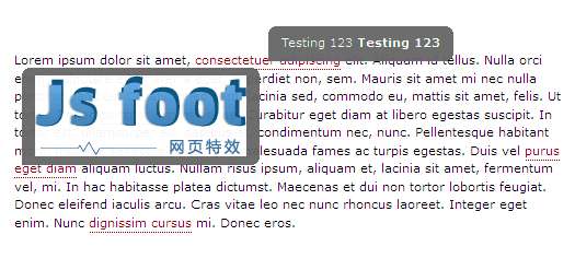 js提示框制作js文字提示框,js圖片提示框,js tooltip提示框插件(圖1)