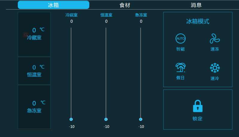 jQuery交互的智能冰箱管理軟件頁面代碼(圖1)