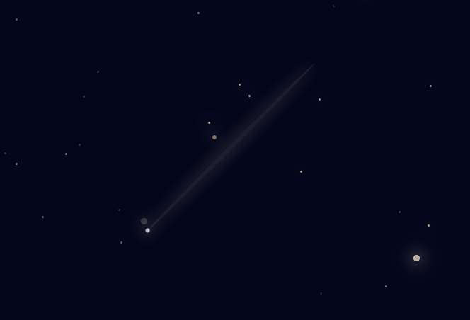 html5夜空中流星劃過(guò)背景動(dòng)畫(huà)特效(圖1)