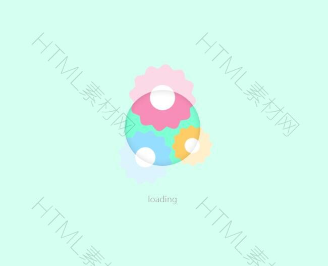 一款css3齒輪加載動畫loading(圖1)