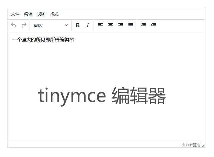 tinymce中文版網(wǎng)頁(yè)文本編輯器(圖1)