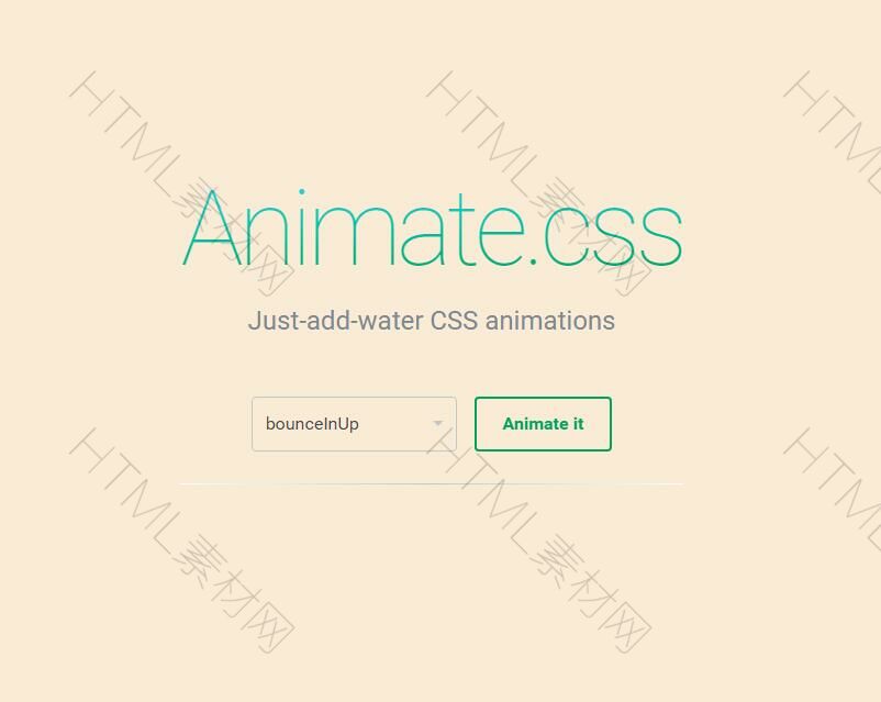 Animate.css 強大的跨瀏覽器CSS3動畫庫(圖1)