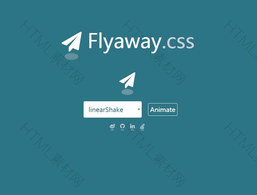 Flyaway.css-炫酷純CSS3紙飛機(jī)動(dòng)畫(huà)特效(圖1)