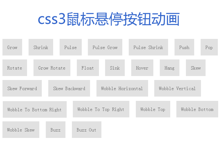 扁平風(fēng)格css3按鈕鼠標(biāo)懸停按鈕動畫過渡效果(圖1)