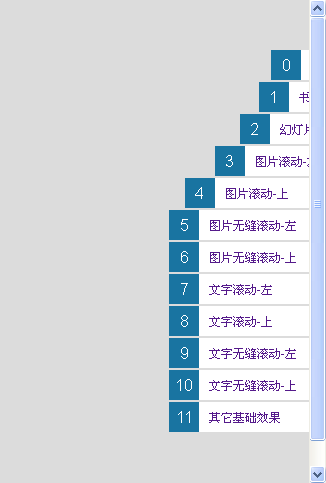 jquery右側(cè)邊固定層導(dǎo)航菜單依次動(dòng)畫滑動(dòng)顯示菜單展開(圖1)