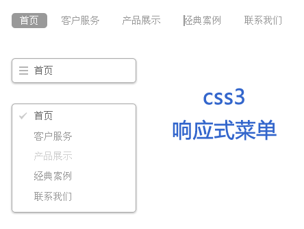 簡單的css3響應式下拉菜單代碼(圖1)