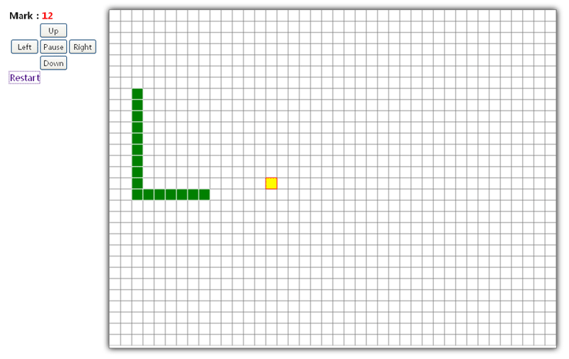簡(jiǎn)單的js html5網(wǎng)頁貪吃蛇游戲代碼下載(圖1)