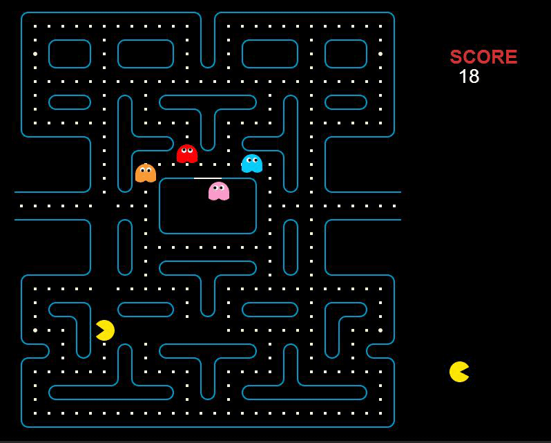 html5制作pacman吃豆人游戲源碼下載(圖1)