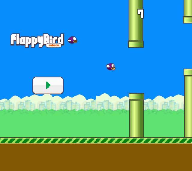 html5仿Flappy bird單機(jī)小游戲源碼(圖1)