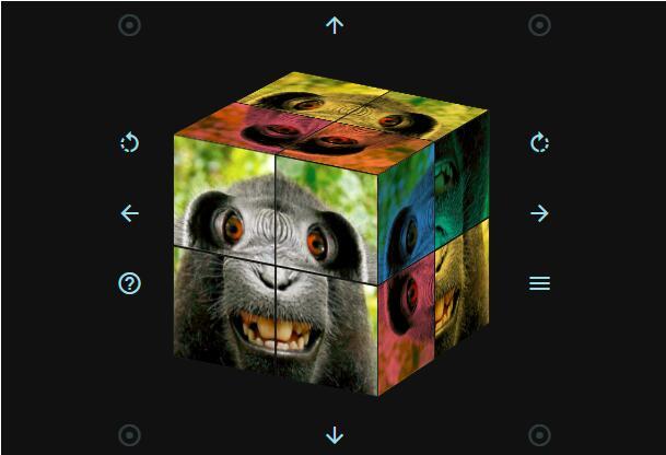 html5 3D立方體旋轉(zhuǎn)拼圖代碼(圖1)