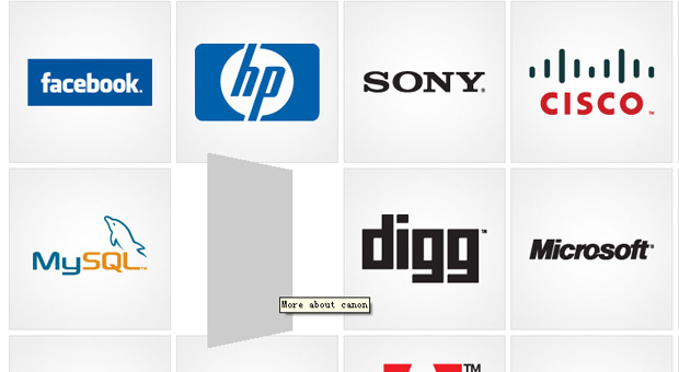 jquery 圖片特效3D贊助商圖標翻轉jQuery圖片翻轉效果(圖1)